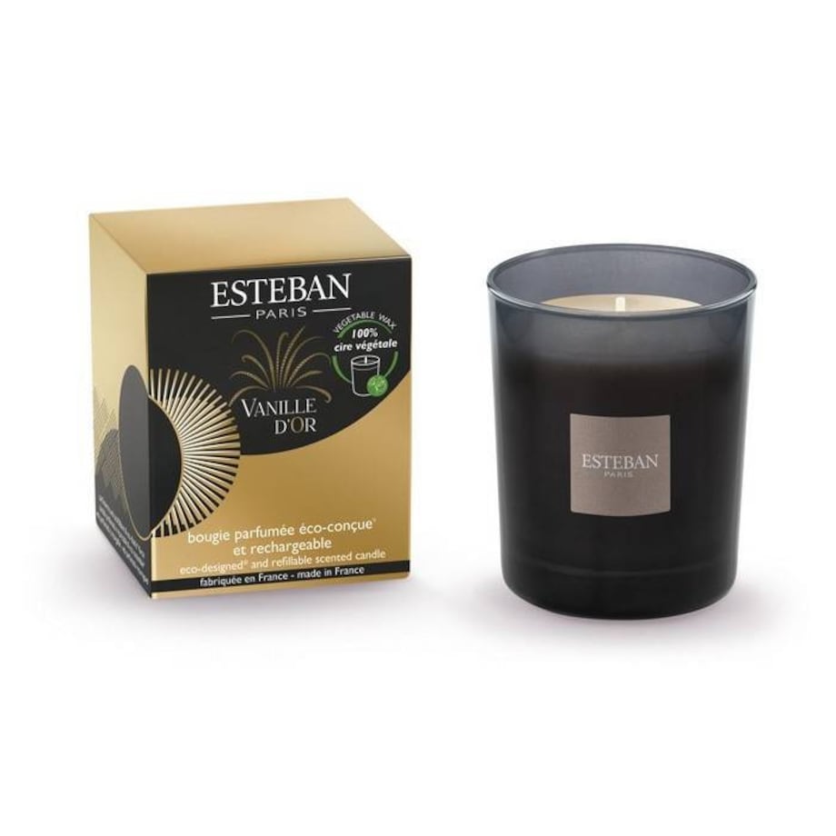 Świeca zapachowa Vanille d'Or, 180 g, Esteban