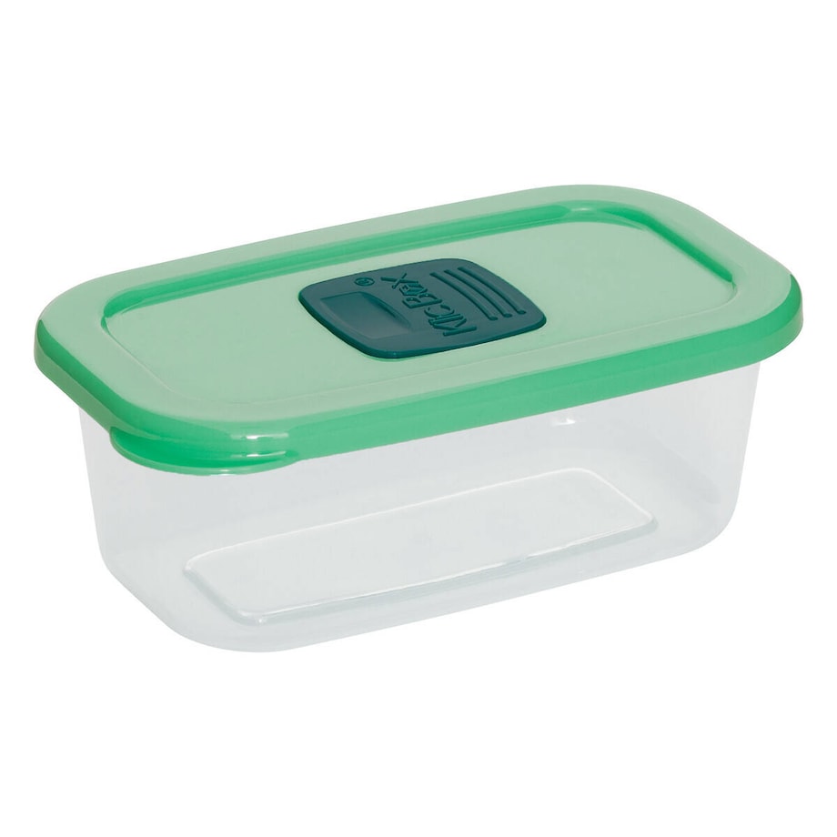 Pojemniki na żywność zamykane na klik RECT, 4 sztuki