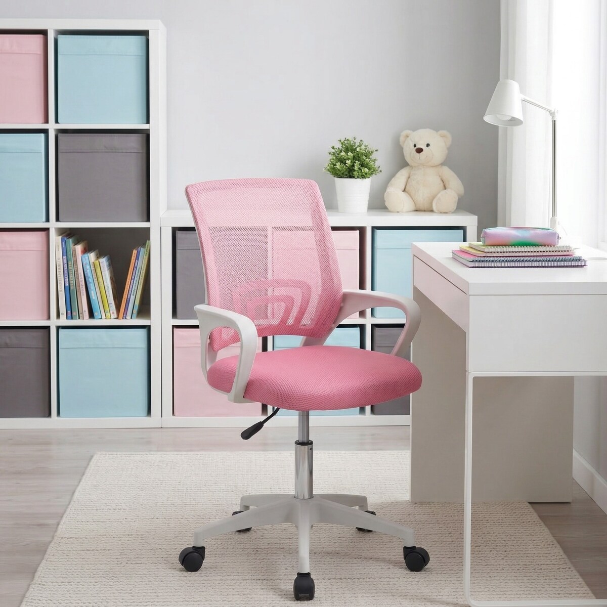 Krzesło biurowe fotel obrotowy Z10 regulowany ergonomiczny młodzieżowy