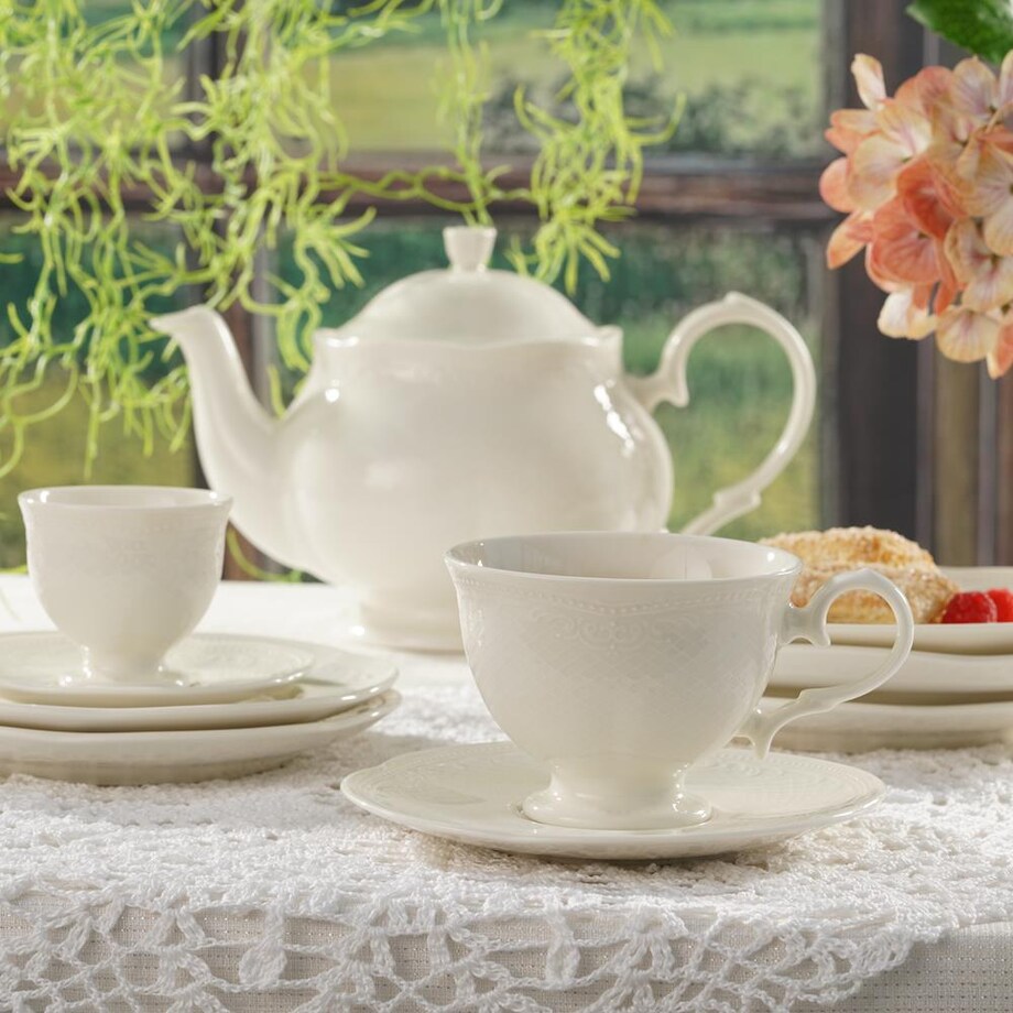 VILLA ITALIA Filiżanka do espresso 80 ml ze spodkiem NIOBE