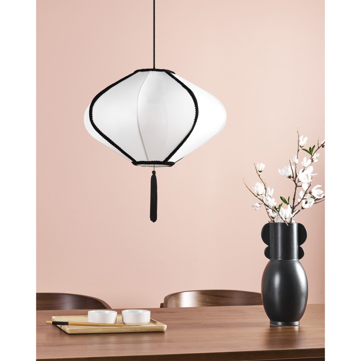 Lampa wisząca TUCORO Materiał syntetyczny Biały