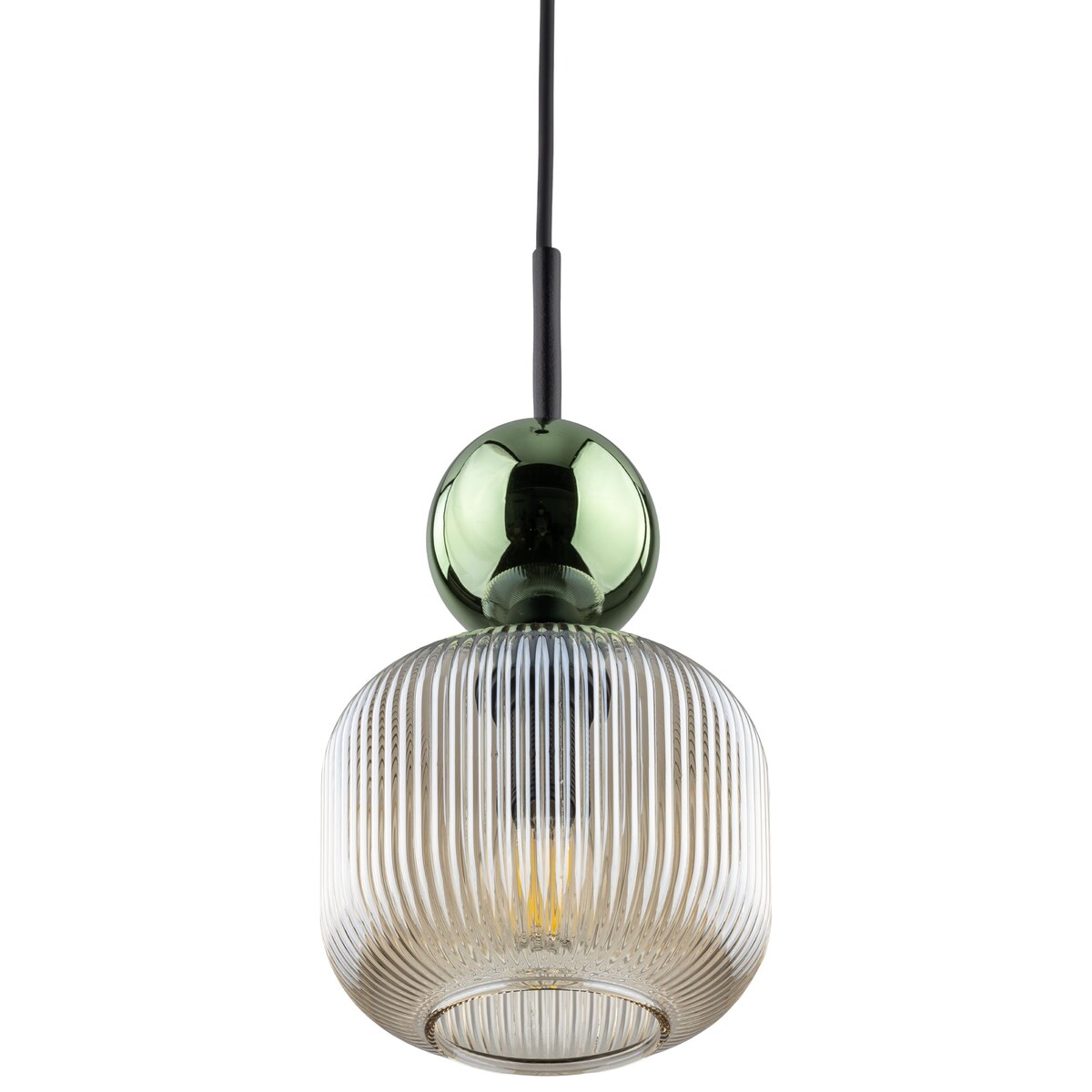 Lampa Wisząca SOPHIA Green Cognac 1xE14 LED TK Lighting