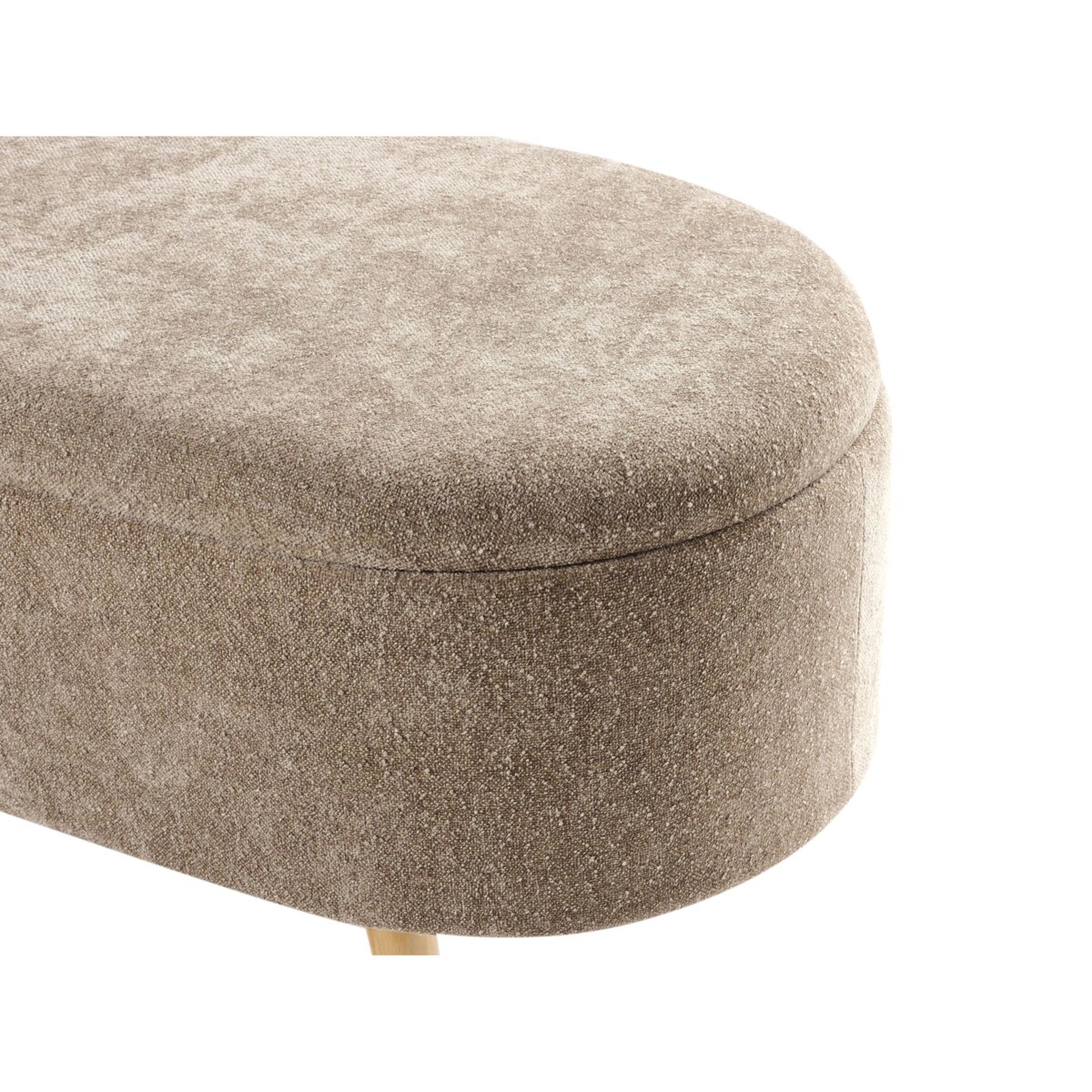 Ława OKLAHOMA Jasnobrązowy Tkanina szenilowa