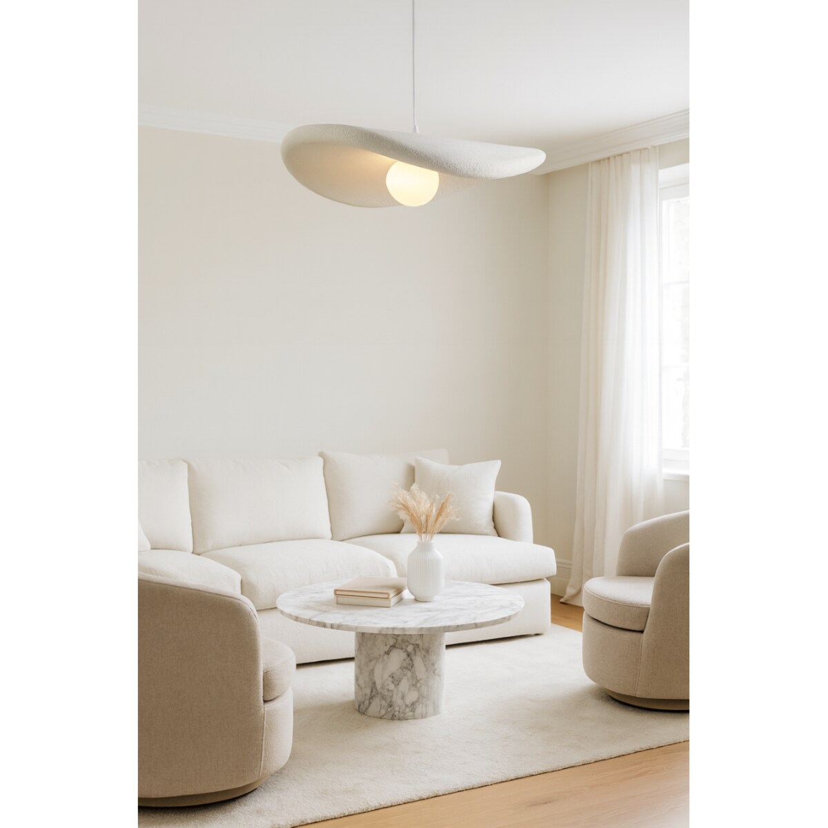 LAMPA WISZĄCA NAMI BIAŁA