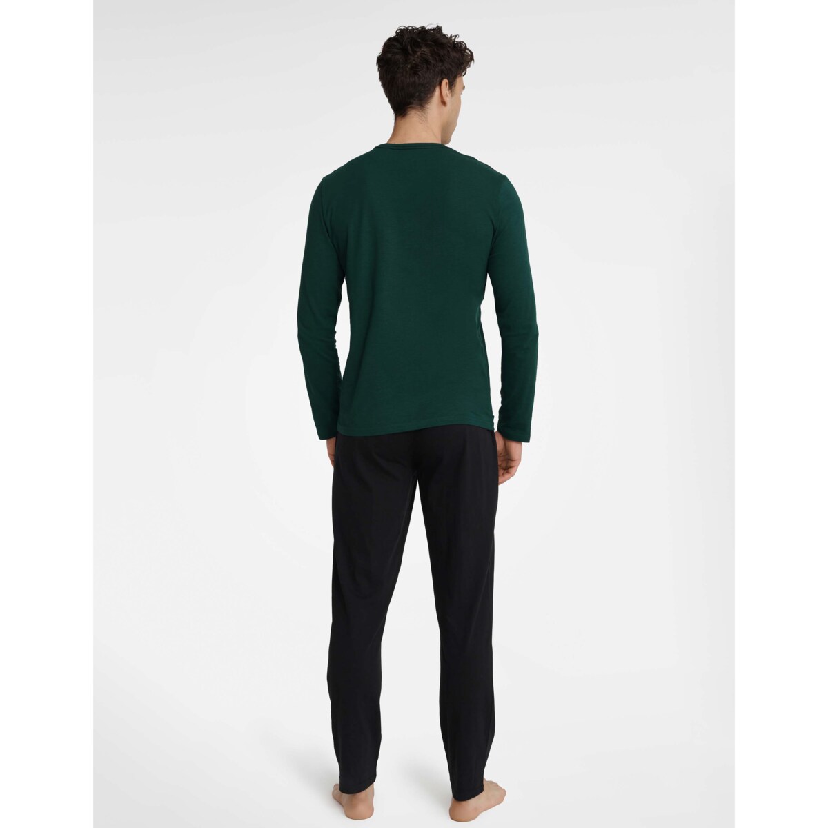 Piżama Imress 40952-79X Ciemnozielono-Czarny Ciemnozielony-Czarny, XL