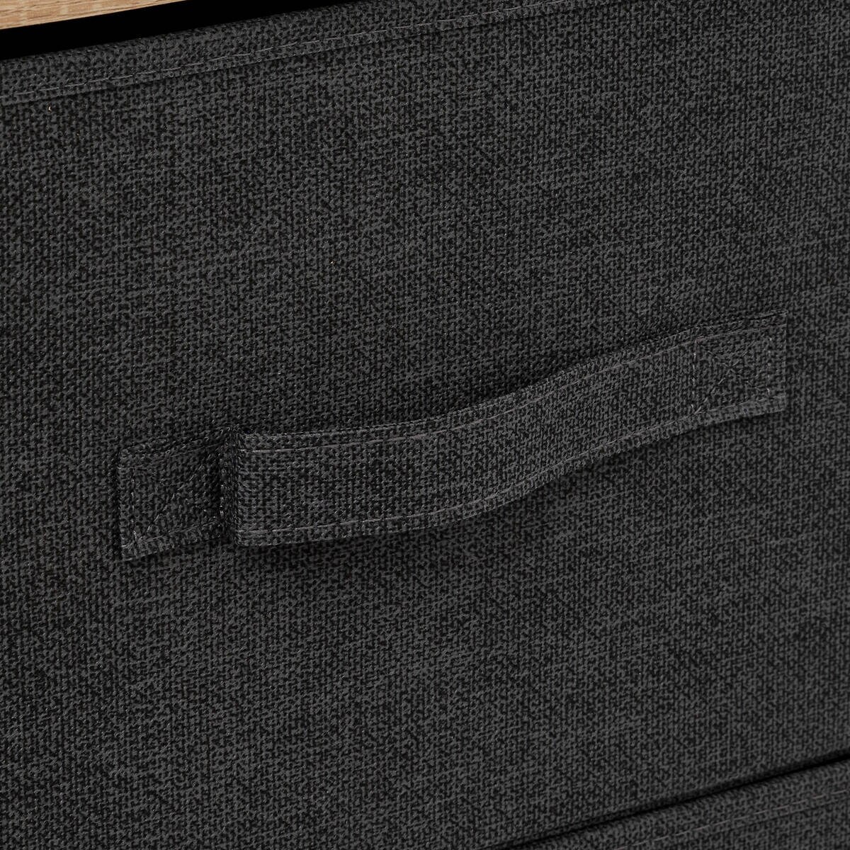 Regał z 5 tekstylnymi szufladami TISS, 45 x 30 x 114 cm