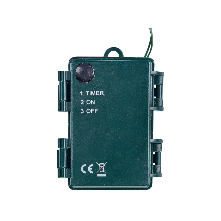 Wianek świąteczny ze światełkami 60 cm zielony KAMERUN