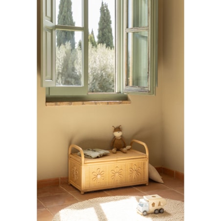 Skrzynia kufer na zabawki rattan Daisy