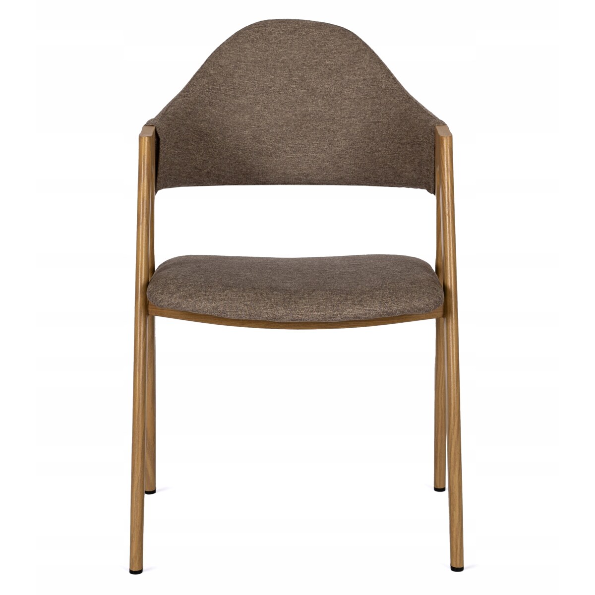 Krzesło Tapicerowane Kuchenne Do Kuchni Beżowe RUIZ