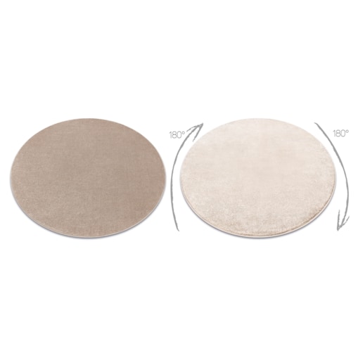 Dywan SOFTY koło Jednolity, jednokolorowy koło 200 cm