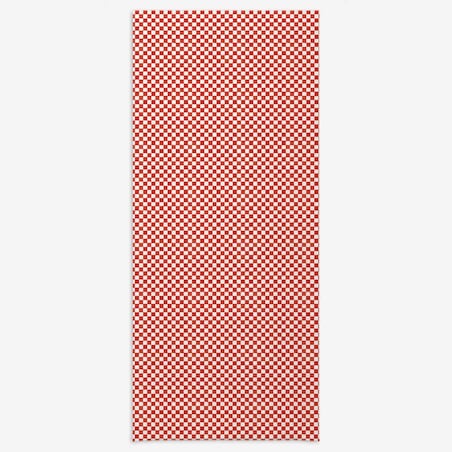 Obrus świąteczny - czerwona krata - 140x320