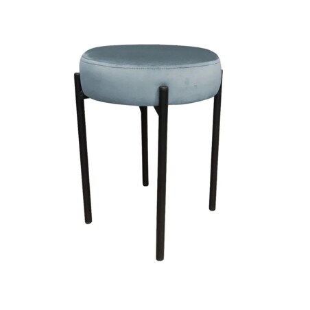 Taboret TORIN BL VELVET szary