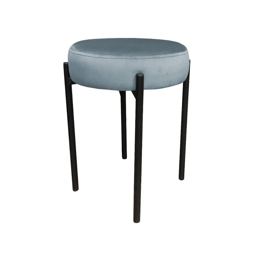 Taboret TORIN BL VELVET szary