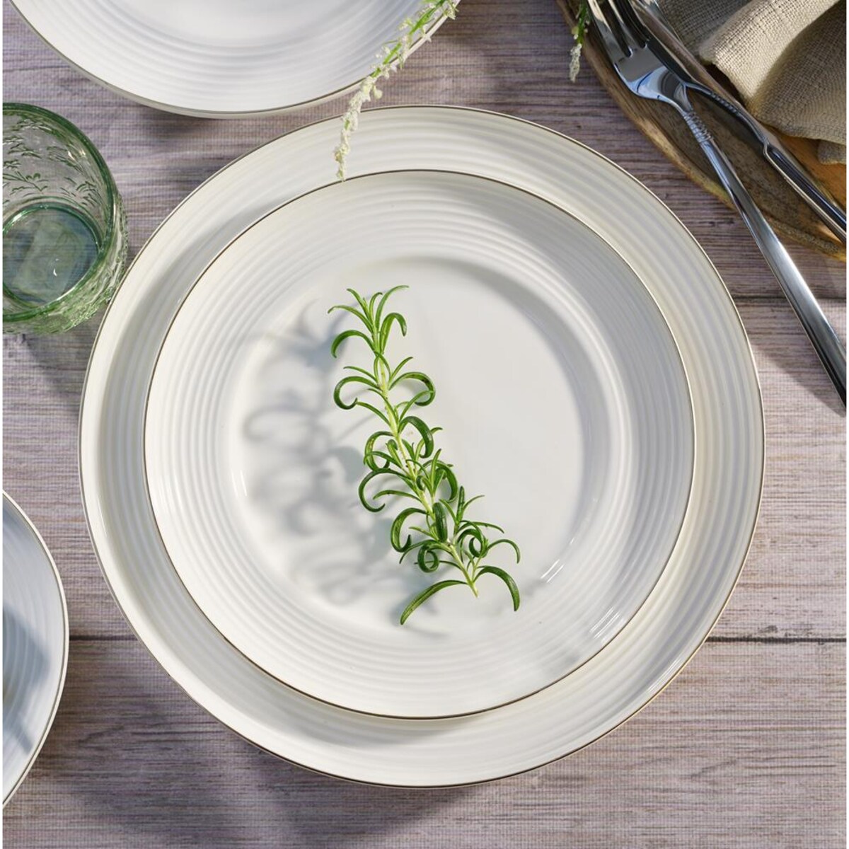 VILLA ITALIA Talerzyk deserowy śniadaniowy 21 cm porcelanowy RIANON