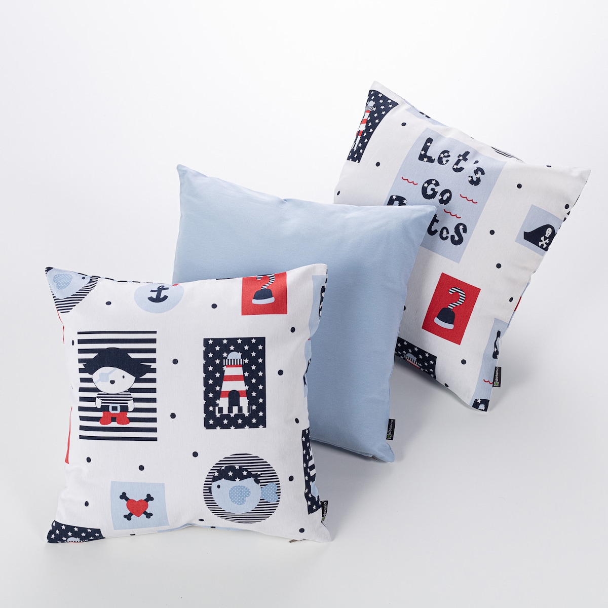 Komplet poszewek 3 szt. Little World 08, 43x43