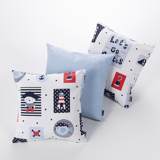 Komplet poszewek 3 szt. Little World 08, 43x43