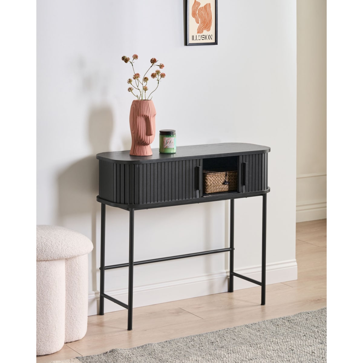 Konsola BRADLEY Czarny