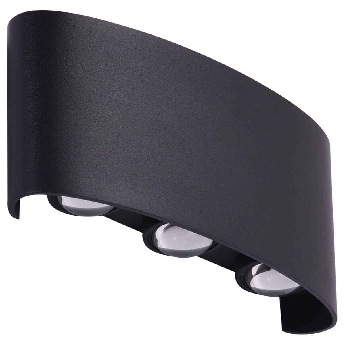 Czarna lampa elewacyjna Ginna LED 6W minimalistyczna