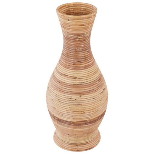 Rattan Wazon dekoracyjny 70 cm Naturalny TRINISA