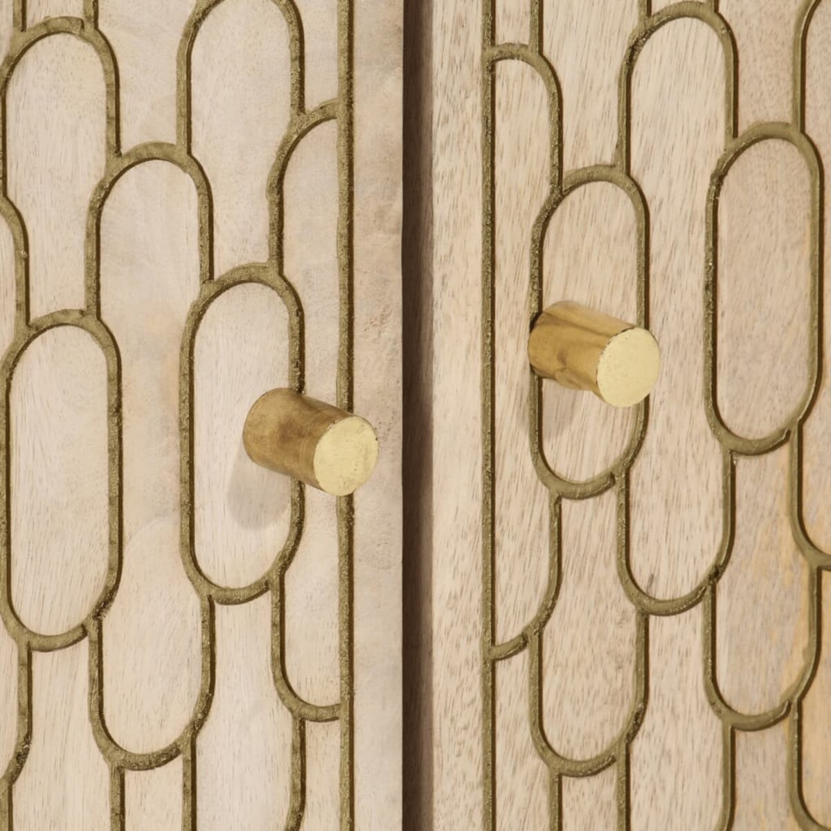 vidaXL Szafka pod umywalkę, 62x33x58 cm, lite drewno mango