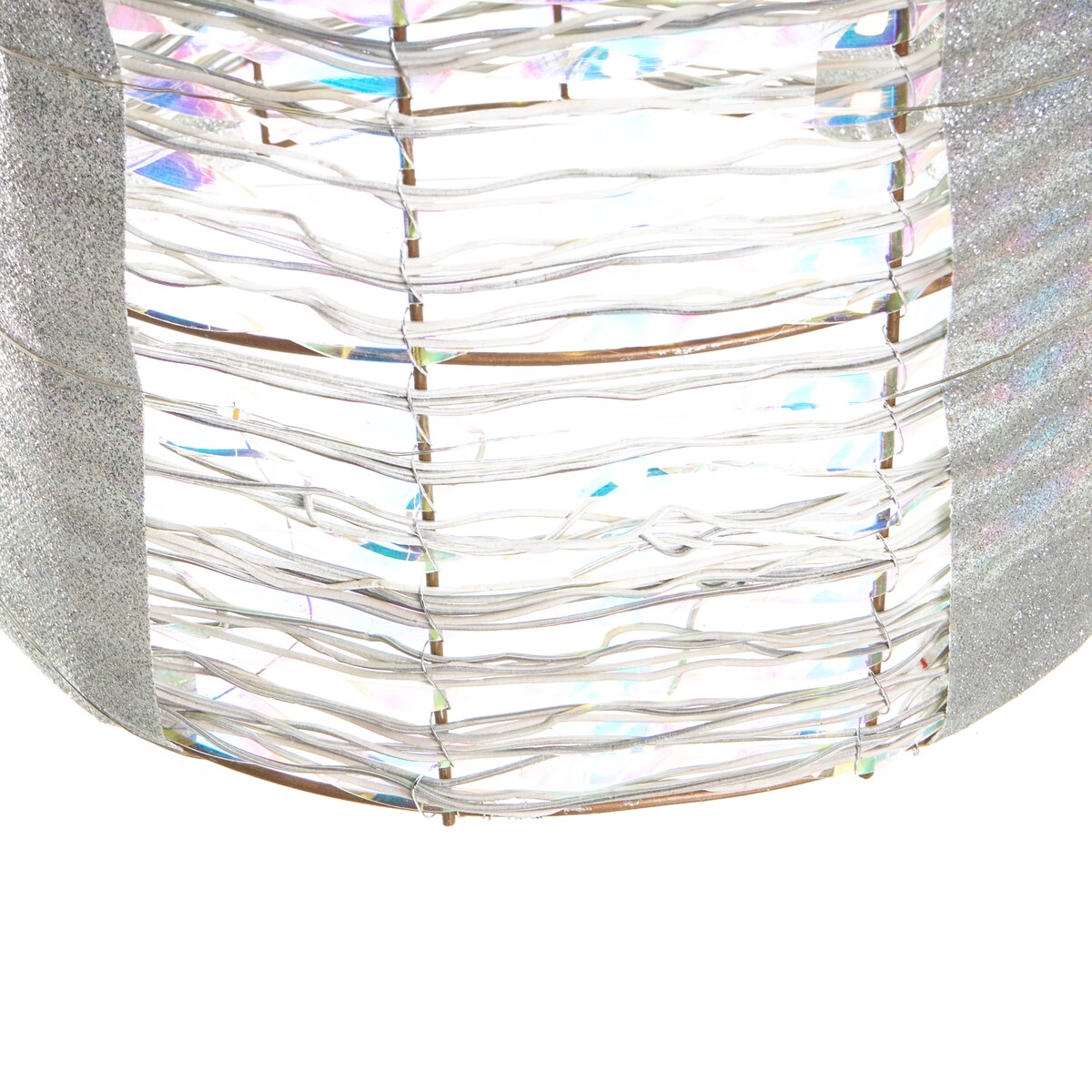 Zestaw 3 dekoracji świątecznych LED JULSO Prezenty świąteczne 20/25/30 cm Srebrny