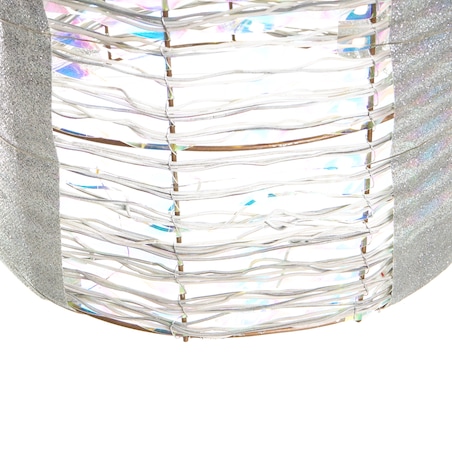 Zestaw 3 dekoracji świątecznych LED JULSO Prezenty świąteczne 20/25/30 cm Srebrny