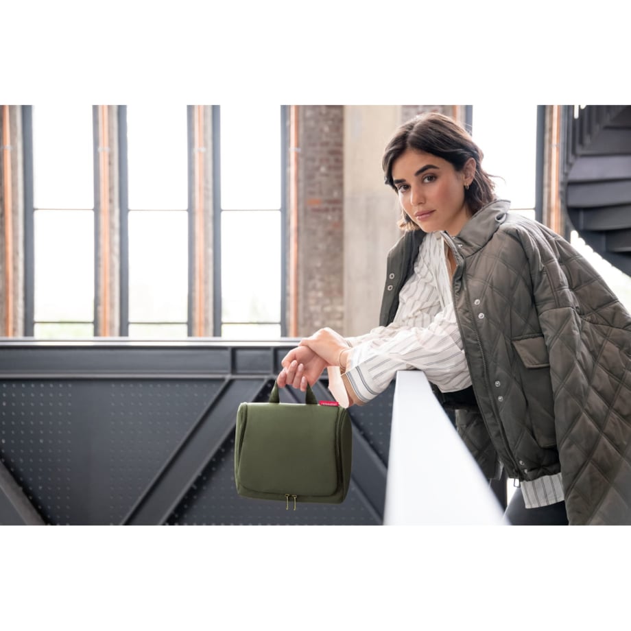 Kosmetyczka TOILETBAG XL, forest gold