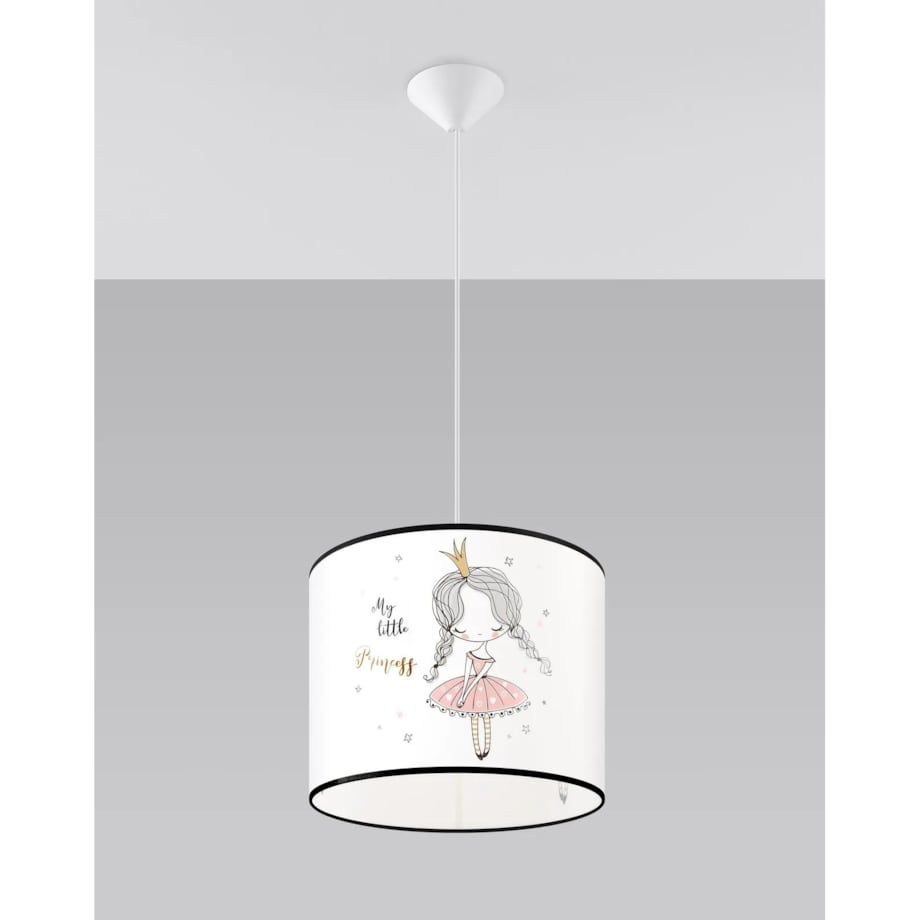 Lampa wisząca PRINCESS 30 biała