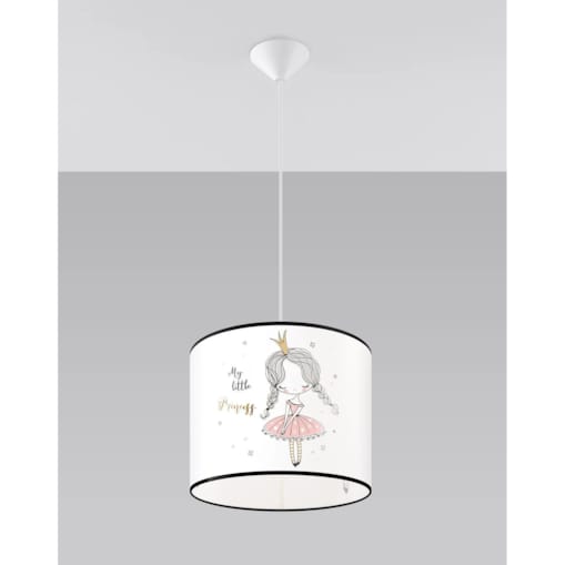 Lampa wisząca PRINCESS 30 biała