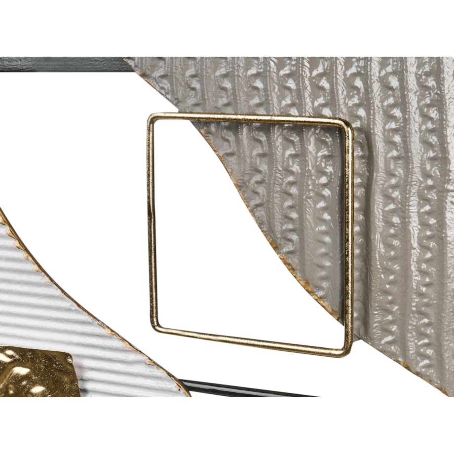 Dekoracja ścienna PORTMARNOCK Metal 45 cm Kolorowy