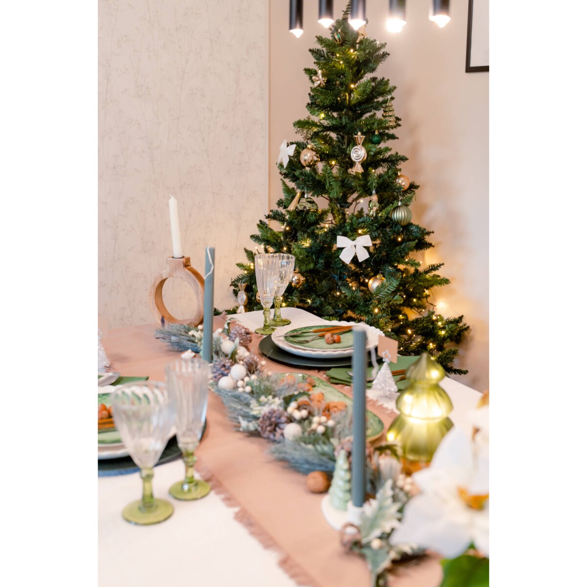 Kieliszek do szampana z kolorową nóżką, 170 ml, 6 sztuk