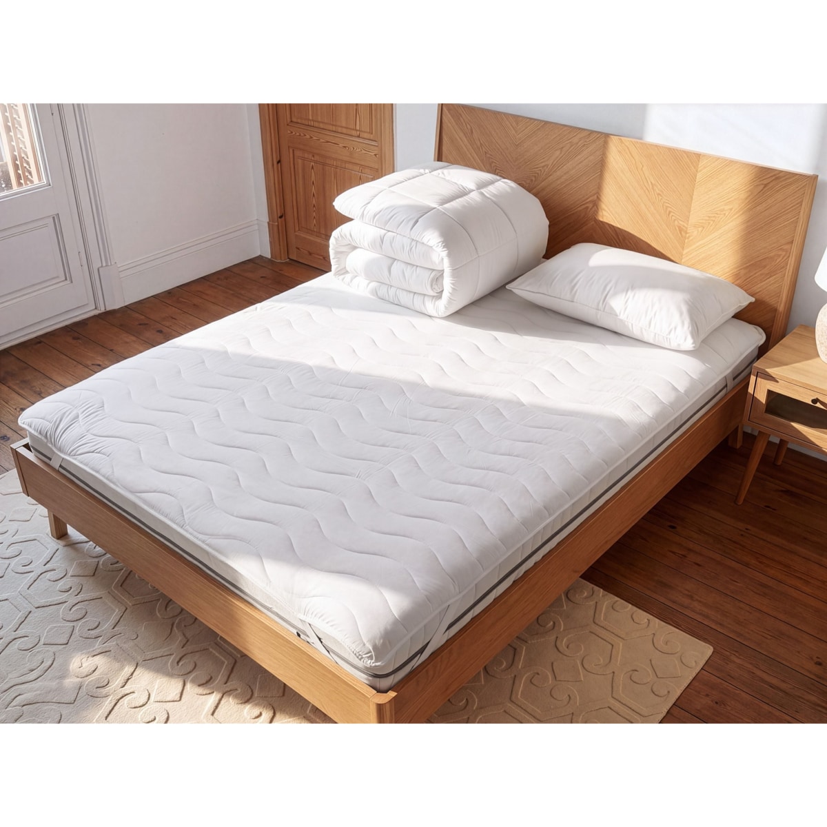 Ochraniacz na materac z mikrofibrą FRESHGUARD MICRO 140 x 200 cm