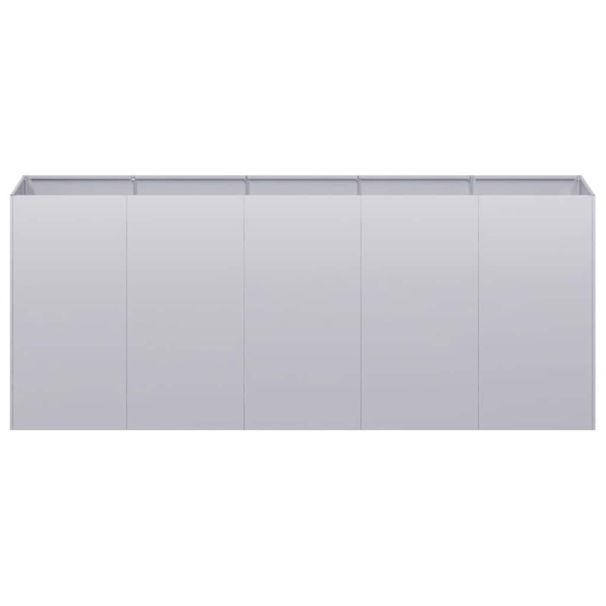 vidaXL Doniczka 200x40x80 cm Stal ocynkowana