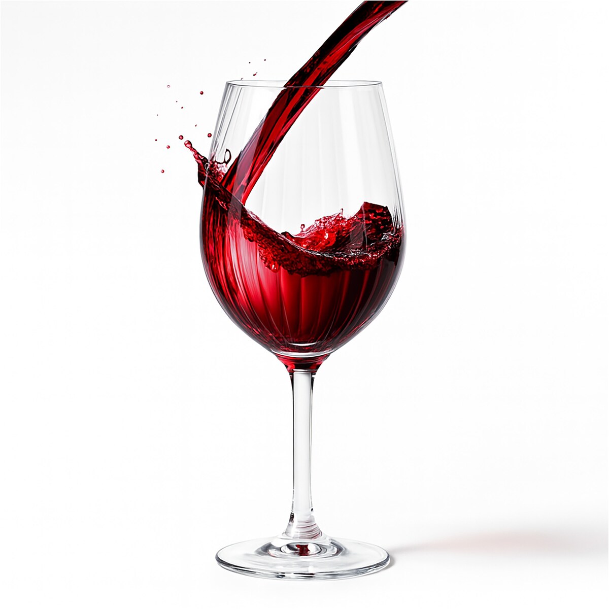 4X Kieliszki Do Wina Szampana Szklanki Eleganckie Szklane 500 Ml Zestaw