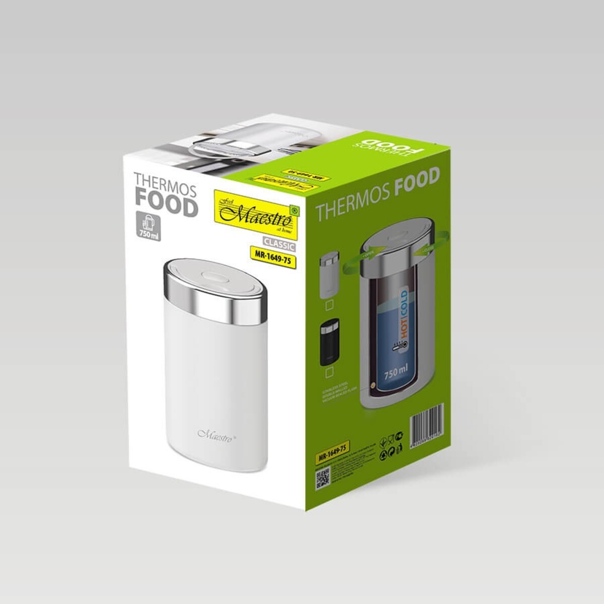 Maestro termos obiadowy 750ml MR164975WHITE