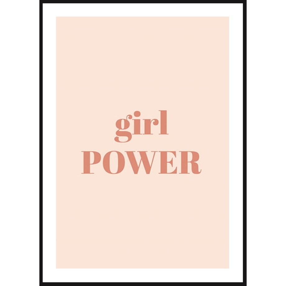 Poster Story, Plakat, Obraz - Girl Power, wymiary 21 x 30 cm