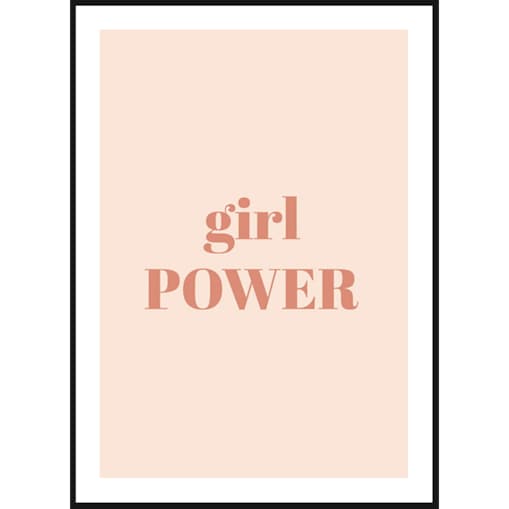 Poster Story, Plakat, Obraz - Girl Power, wymiary 21 x 30 cm