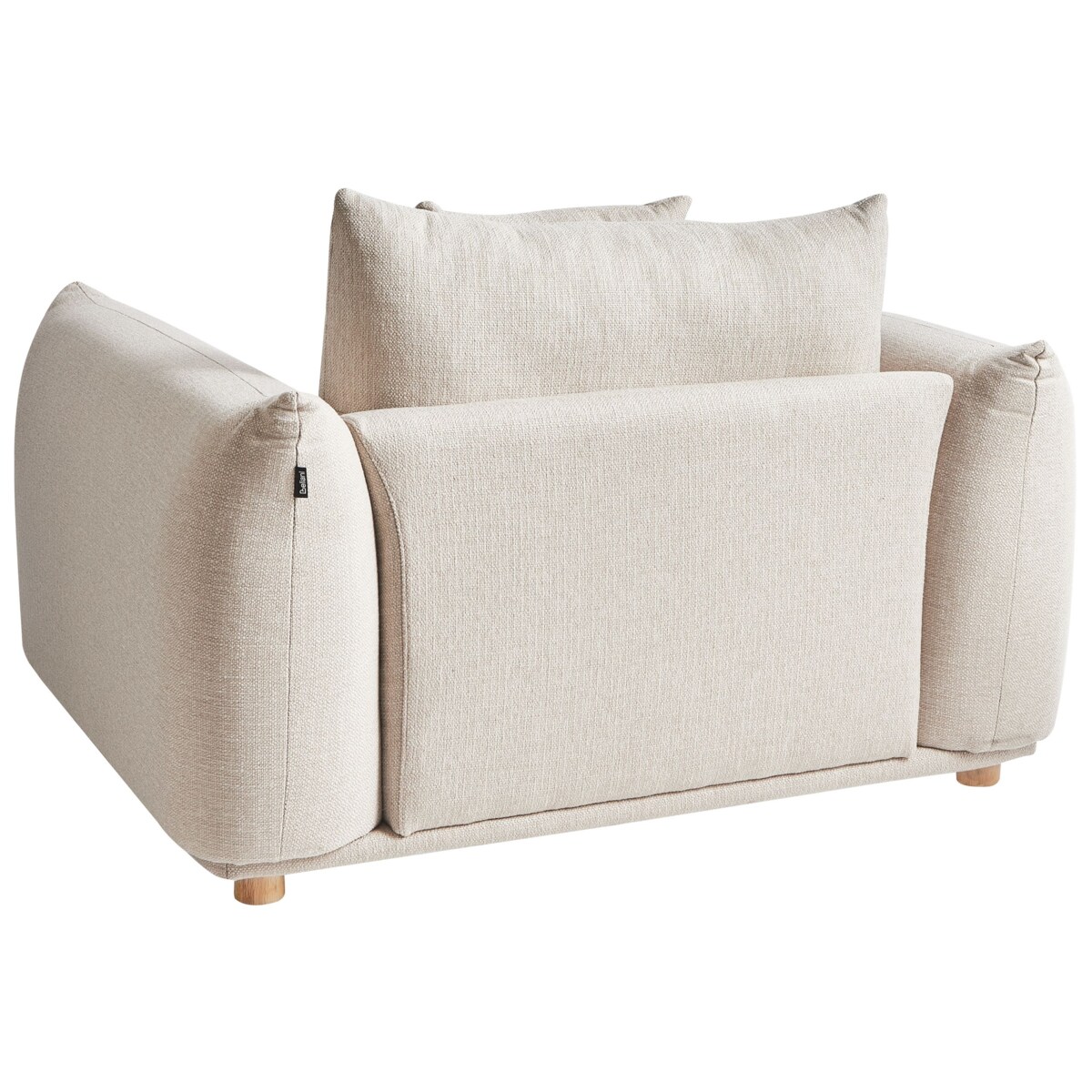 Zestaw wypoczynkowy 5-osobowy jasnobeżowy LUVOS