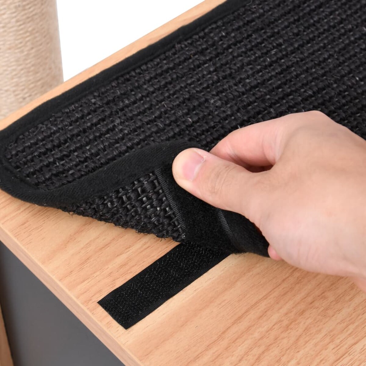 vidaXL Drapak dla kota, z sizalową matą, 129 cm