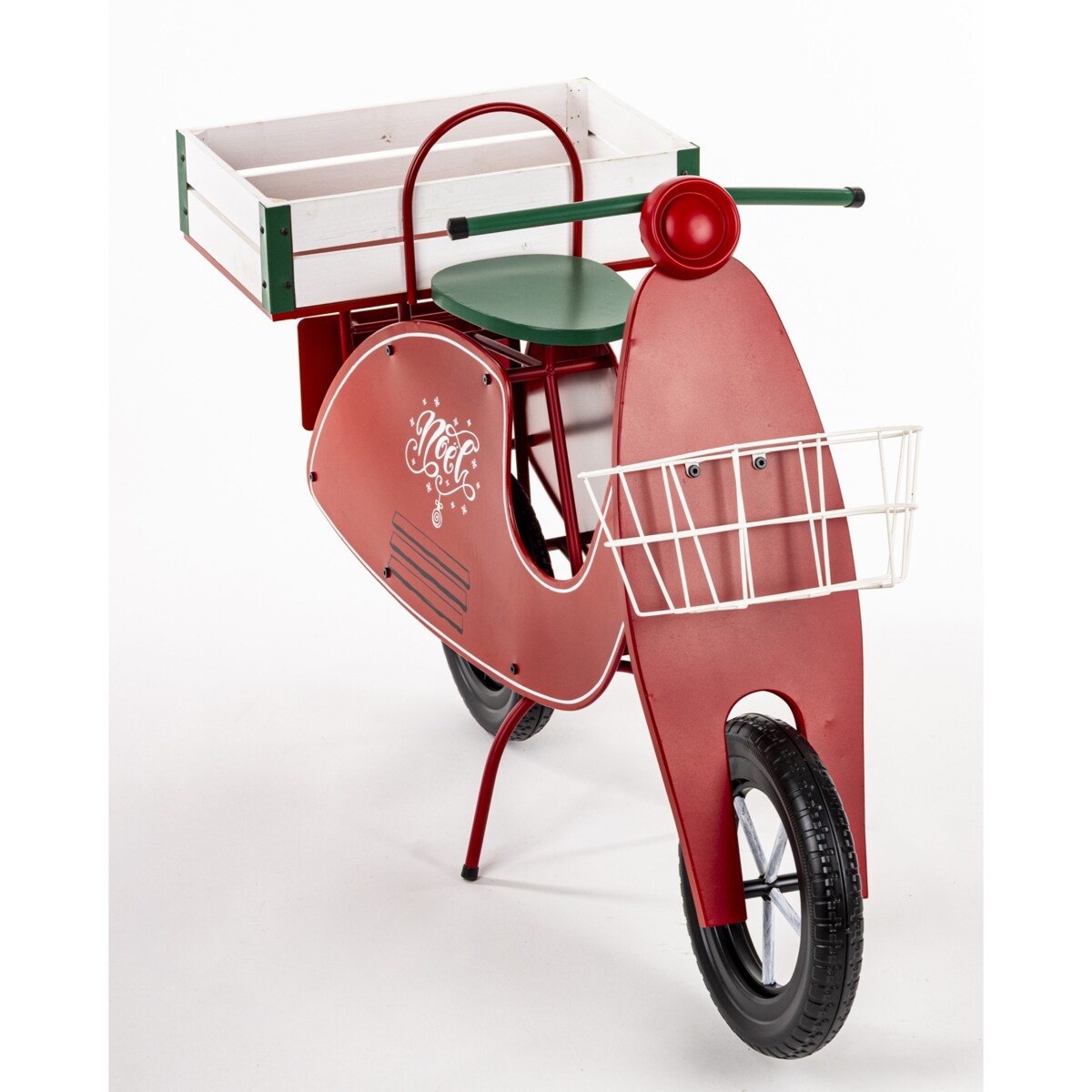 Kwietnik metalowy 75x110x46 cm VESPA czerwona