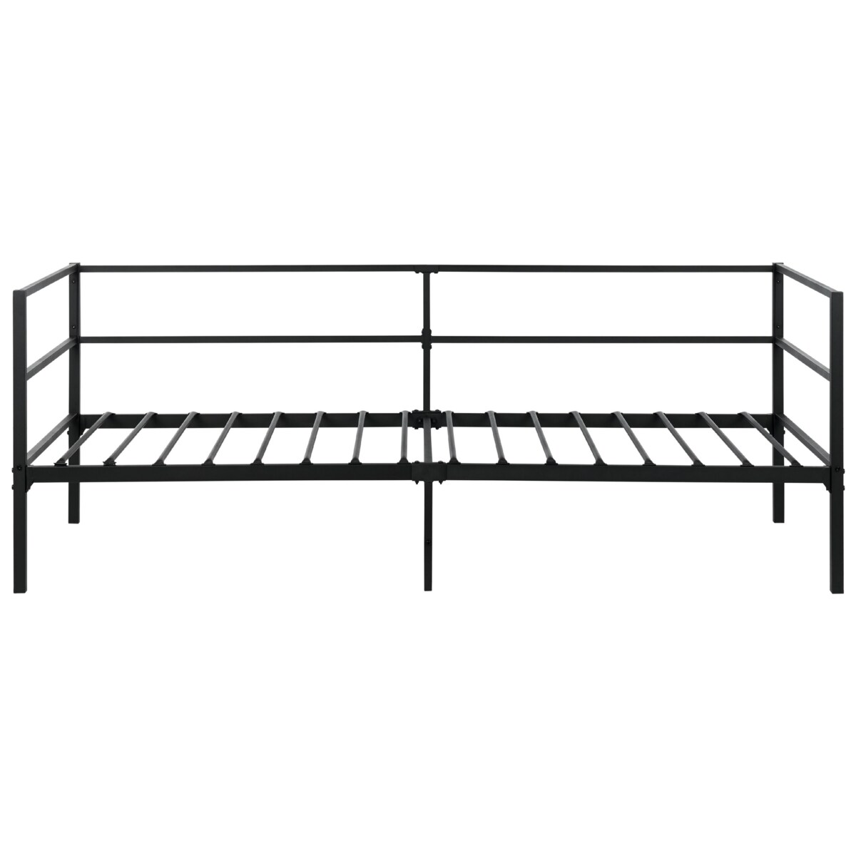 Łóżko Metal BATTUT 90 x 200 cm Czarny