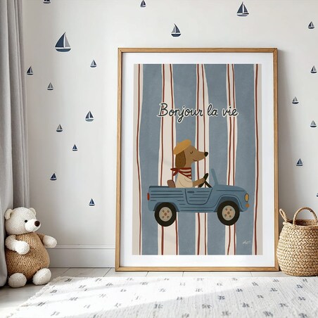 plakat mały kierowca z paryża 70x100