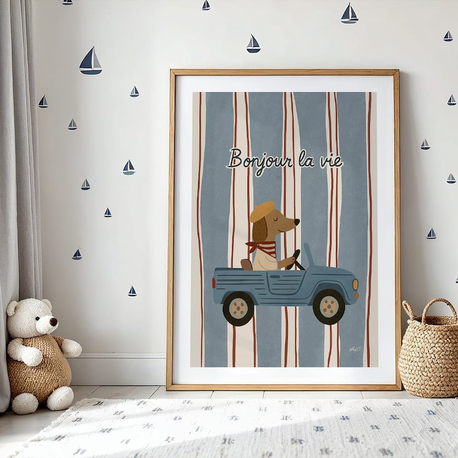 plakat mały kierowca z paryża 70x100