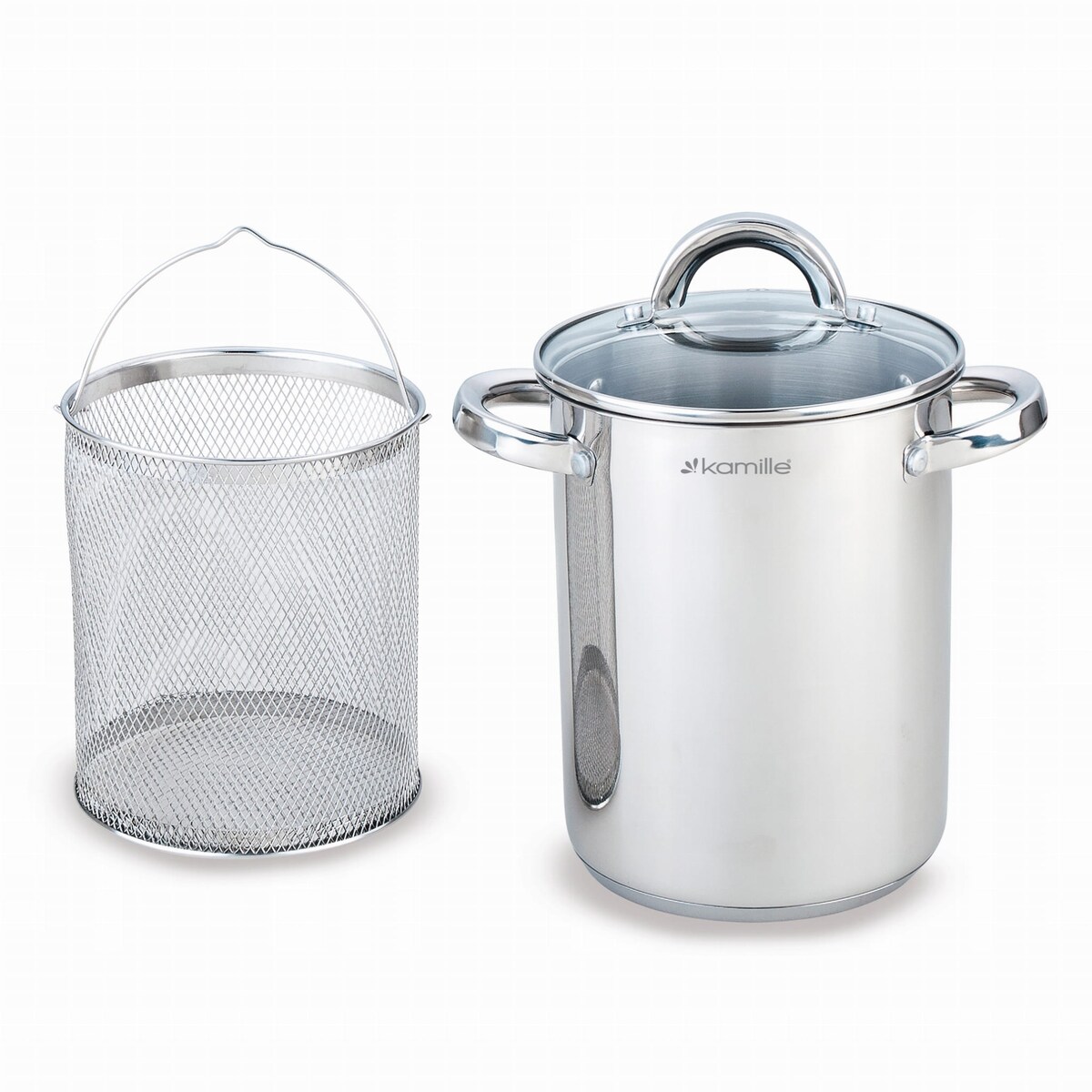 Garnek do szparagów makaronu szynkowar z sitkiem indukcja na gaz KAMILLE