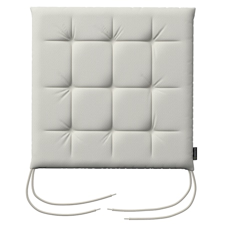 Poduszka na krzesło Karol, jasny szary, 40 x 40 x 3,5 cm, Living II