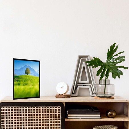 Ramka Na Zdjęcia 10X15 Cm Plakaty Rama Na Nóżce Stojąca Dekoracja Czarna