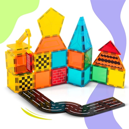 Klocki magnetyczne konstrukcyjne Ricokids RK-780 zestaw 72 el. edukacyjne 778010