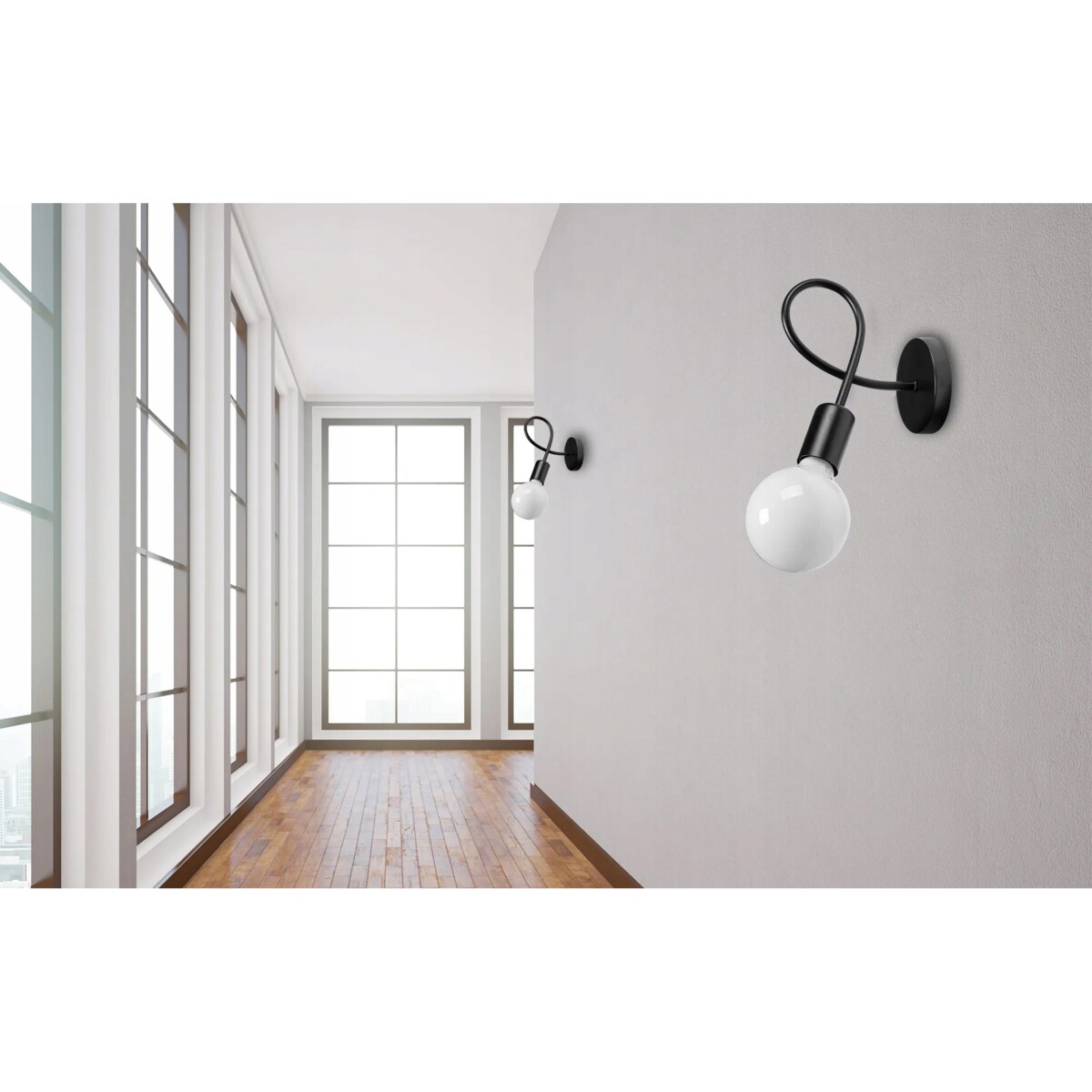 Lampa Kinkiet Ścienny Metalowy Loft Gold Paradise