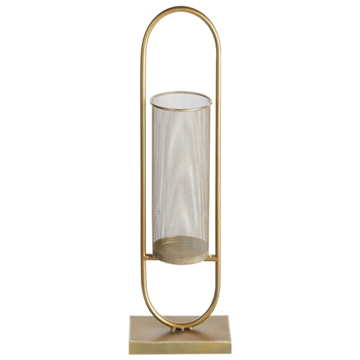 Świecznik metalowy 73 cm złoty BOHOL