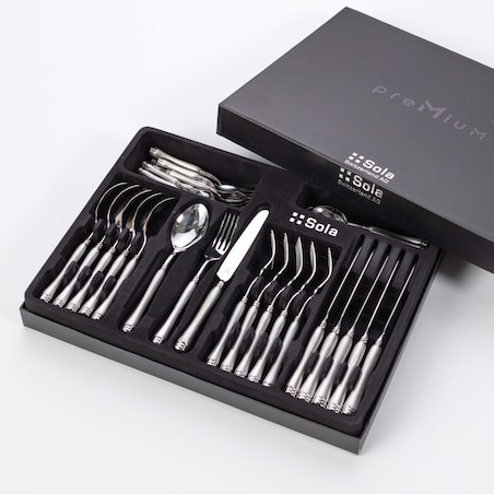 Sztućce Cuba komplet dla 6 osób 36 części, 44 x 33 x 6 cm